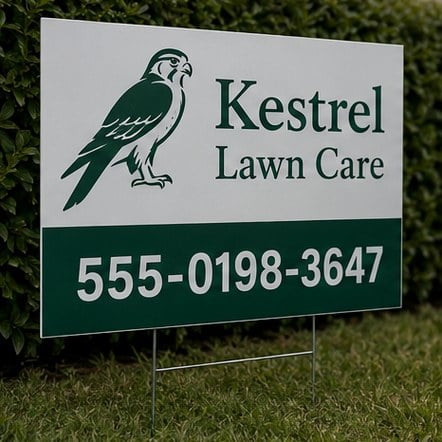 Business & Service Yard Signs with custom branding
