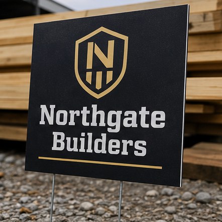 Customized yard signs for trades and contractors