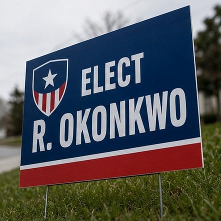 Political Campaign Yard Signs
